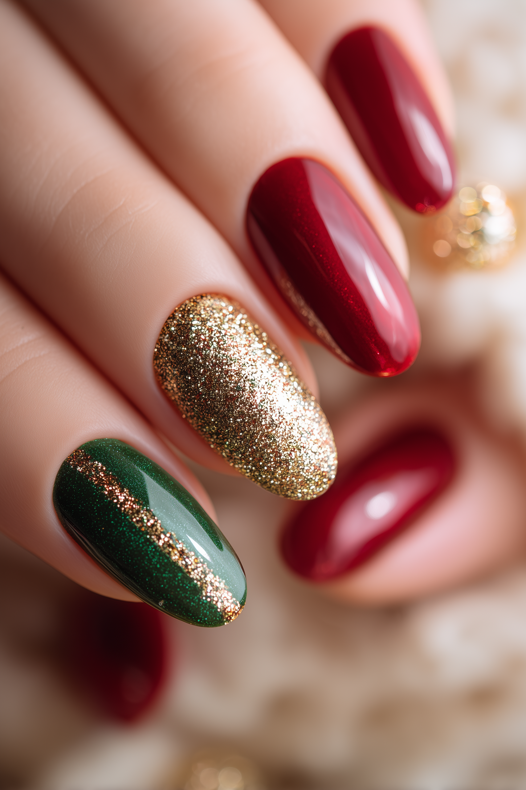 close-up_macro_photo_of_elegant_Christmas_nails_collage_of_re_bcac9dfe-6071-41b2-9a8e-b38b8b08798e_0